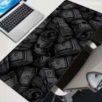 Black dollar bills Mouse Pad Gaming Accessories PC Gamer alfombrilla xxl Computer rug Desk Mat Laptop Varmilo Keyboard Mousepad 600x300x2