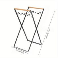 Warehouse Stock Removable Outdoor Camping Garbage Bag Shelf Combination Table Household Collection Rack Metal Bracket Adjustable juoda