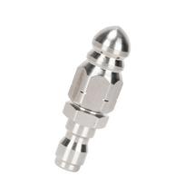 Industrial Strength Drain Cleaning Attachment 1/4 Inch Thread Nozzle with 360 Degree Sprays Coverage for Household 1 gray