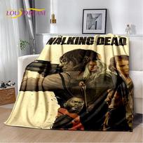The Walking Dead Siaubo minkštas pliušinis pledas, flanelinis pledas metamas pledas svetainei miegamajam lovai sofai piknikui uždangalas Bettdecke 75x90cm