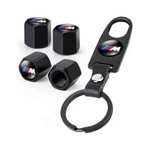 Automobilio ženklelio automobilio ratlankio padangos ventilio kojelių dangtelis su raktų pakabuku, skirtas BMW F07 F34 F10 F20 F48 F39 F30 F25 F26 F15 F16 F22 F32 E90 black