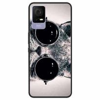 For TCL 405 / 406 / 408 / T506 Case Flower Marble Black Bumper Soft TPU Silicone Cover for TCL 408 405 Phone Cases Lovely Capas TCL 405