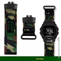 GBD 200 Nailoninis laikrodžio dirželis Casio G-SHOCK GBD 200SM/UU/RD GBD 200-1/2/9 laikrodžiams, Modifikuotas drobės laikrodžio dirželis, Vyriškas lauko sporto apyrankė For GBD-200 black