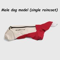 Waterproof Dog Raincoat Corgi Short-legged Dog Supplies Outdoor Walking Rain Gear for Shiba Inu Reflective Dogs Raincoats 9.5-13kg red