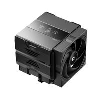 Sudokoo SK620V AM5 Air Cooler: AM5 Dedicated 6 Heat Pipe Dual Tower CPU Cooler (with Digital Display) - Black PC Cooler with 120mm FDB PWM Silent Fan