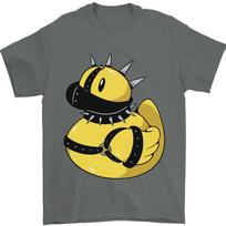 BDSM Rubber Duck Funny Bondage Unisexs TShirt 100 Cotton 4XL black