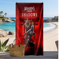 Assassins Creed Printed Beach Towel Quick Dry Soft TowelPortable Large Rectangular Beach Blanket for Travel Swimming Pool 70cmx140cm(27x55inch)