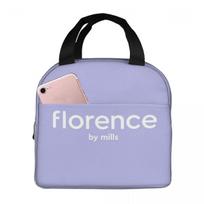 Florence By Mills Insulated Lunch Bag for Women Office Cooler Thermal Food Box Tote Leakproof Lunch Boxes Container One Size gray