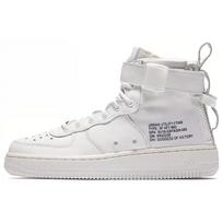 Nike Sf Air Force 1 Mid Qs 'Triple White' Gs AR0690-100 37.5 white