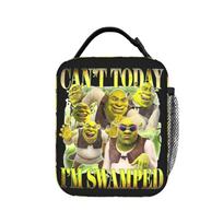 MILF Shreks Farquaad Insulated Lunch Bags Thermal Bag Reusable,Lunch Container  Leakproof Lunch Box Tote Food Storage Bags One Size black