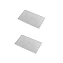 2Pcs Range Hood Filter Stainless Steel Mesh Grease Catcher Ventilation Easy Maintenance for W10834041 W11176974 4547137 1 white