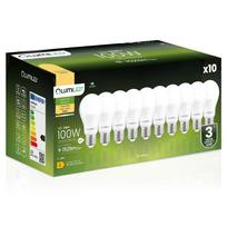 10x Lumiled E27 LED Bulb 13W 100W 1521LM 3000K Warm White