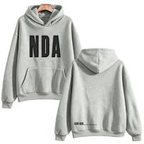 Trippie Redd NDA Puff Hoodie 2026  Album Graphic Sweatshirt Unisex Long Sleeve Top Hip Hop Rapper Fan Streetwear Casual Pullover S pilka