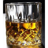 Whiskey Glass Home Creative Glass Crystal Mug Size1 Straight 220ml skaidri