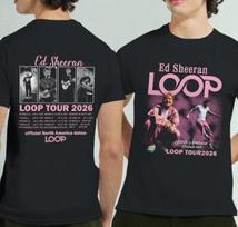 Ed Sheeran Loop Tour 2026 North America Dates T-Shirt S-5XL XXXL gray