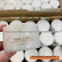 Japanese Neck & Deco Cream: Lifting and Fading Neck Wrinkle Cream - 80g Local Version, No Trademark brown