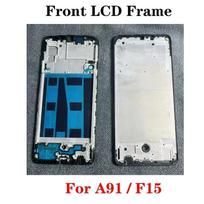 For OPPO A15 A16 A1K A52 A53 A54 A55 A72 A73 A74 A5 A9 2020 A91 A92 A93 A95 A96 F15 4G 5G Middle Frame Housing Front LCD Bezel A91 F15