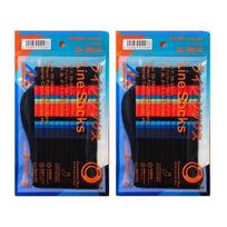 FamilyMart Convenience Wear Line Socks Fuji Rock 26 Black 25-28cm 2 Pair Set Mens Womens Unisex Limited Design blue