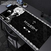 Black Misa Amane Light Yagami Desk Mat Gaming ESports Keyboard Pads New Death Note Anime Mousepad Computer Lock Edge Mouse Pad 800x300X2mm