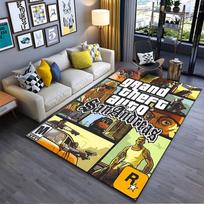 Grand Theft Auto San Andreas suitable as a non-slip mat for the living room or bedroom sofa 50x80cm(19x31in)
