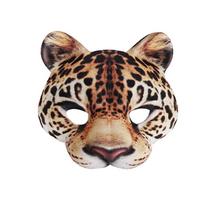 Pattern Leopard For Dance Costumes Leopard Mask Halloween Decoration Mask Cosplay Props Masquerade A