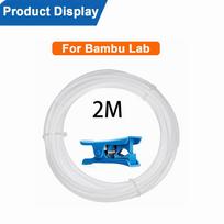 Ultra-Smooth PTFE Tube for Bambu Lab A1/A1 mini AMS/P2S/P1S/X1C,2.5mm IDx4mm OD for 1.75mm filament, Bowden Tube Ideal for PLA