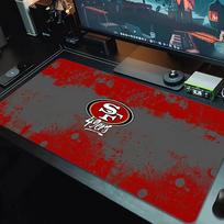 San Francisco 49Ers Mouse Pad Large Gaming Table Cushion Nonslip Laptop Tablet Big Mousepad Xxl Mat Mini Pc Playmat With Lock Edge 30cmx80cm(11.8x31.5inch)