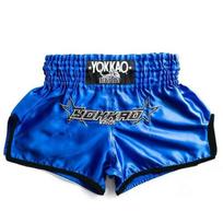 Muay Thai Shorts Quick Dry Men Women Boxing Training Fitness Fighting Gym Wear XL Height 170 mėlyna