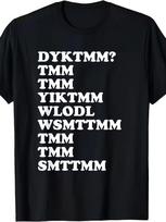 Novelty Men'S Do You Know The Muffin for Man DYKTMM Retro Graphic T Shirt Tee Oversize ironic humor weirdcor Sarcastic Hilarious 110 white