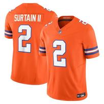 NFL Denver Broncos 2 Surtain II Mens Short Sleeve Football Jersey - Multiple Sizes 3rd Gen Vintage Tan In Stock black