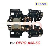 USB Charging Dock Board For Oppo A53 A54 A55 A56 A57 A58 4G 5G Charger Socket Port jack plug Connector Flex Cable Repair (1PC) gray