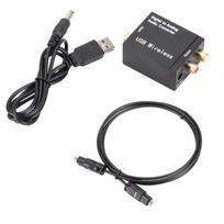 Digital To Analog Audio Converter Dac Optical Toslink Coaxial To Rca 3.5Mm Jack Audio Decoder Amplifier Audio Equipment A2