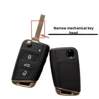 3 mygtukų VW nuotolinio automobilio rakto korpusas Volkswagen VW Skoda Octavia A7 Golf 7 MK7 Passat Beetle Polo Bora skirtas Seat Leon skirtas Seat black