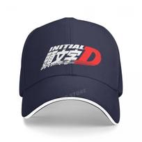 Japanese Anime AE86 Initial D Baseball Cap Cool Unisex Outdoor Adjustable Hats Boy Caps Adjustable tamsiai mėlyna spalva