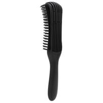 3Pcs Wet Dry Vented Detangling Hair Brush Women Travel Home Curly Hair Styling Scalp Comb black