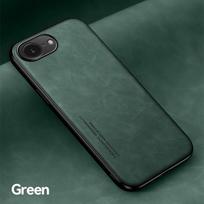 Skin Feeling Magnetic Case for Apple iPhone 16e iPhone 16 Pro Max Plus Protective Cover Shockproof Coque Funda Capa iPhone 16 Plus žalia