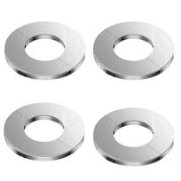 Dušo vamzdžio rozetės dangtelio rinkinys, radiatoriaus pakeitimas Inner bore diameter 2.8 cm white