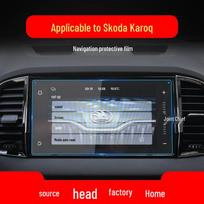 Skoda Kamiq/Karoq konsolės navigacijos apsauginė plėvelė - 25 vnt. pakuotė Soft Film red