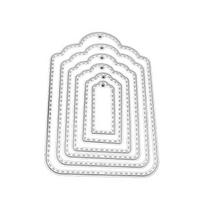 Tags Label Cutting Dies DIY Scrapbook Emboss Paper Card Album Craft Stencil Mold sidabras