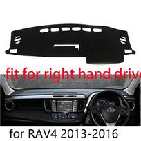 For Toyota RAV4 RAV 4 2013 2014 2015 2016 Right Left Hand Drive Car Dashboard Covers Mat Shade Cushion Pad Carpets Accessories Red Edge black