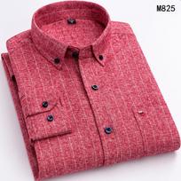 Languoti marškiniai dideliems vyrams, medvilniniai šlifuoti minkšti ilgomis rankovėmis laisvalaikio S~7XL 7XL pink