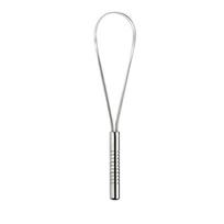 Stainless Steel Tongue Scraper Oral Hygiene Cleaner Metal Tongue Brush for Fresh Breath and Healthy Teeth white