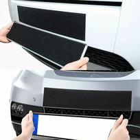 1Set Velcro Adhesives Licenses Plate Holder Frameless Black Weather-proof Number Plate Holder for Vehicles/Car/SUV Accessories front gray