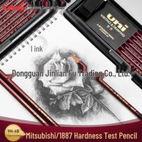 UNI Mitsubishi Japan 1887 Hardness Test Raw Wood Writing Pencil 2H gray