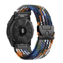 Greitai uždedamas dirželis 26 22 20mm Garmin Fenix 8 7 Pro 7S 6 5X 5Plus Tactix 8 7 Parašiutinio nailono apyrankė correa Fenix 8 juosta 43mm QuickFit 20mm black