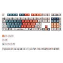 PBT Sublimations Keycap Set With Fade Resistant Tribal Totem Graphics Optimized For 61/64/75/87/98 Keyboards 1 gray