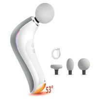 Mini Fascia Gun Muscle Massage Gun Home Massager Fascia Apparatus Fitness Hot Packing Apparatus rožinė