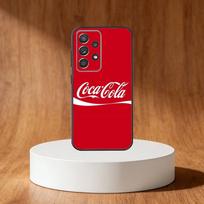 CocaS-Fashion Cola Phone Case For Samsung S25,S24,S21,S22,S23,S30,Ultra,S20,Plus,Fe,Note,10,9,5G Black Cover Samsung S25 red