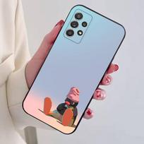 Cute P-Penguin Pingu Phone Case For Samsung S25,S24,S21,S22,S23,S30,Ultra,S20,Plus,Fe,Lite,Note,10,Black Cover Samsung S24 gray