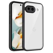 Google Pixel 9A dėklas Oro pagalvėlė Atsparus smūgiams Silikoninis buferis Skaidrus matinės spalvos galinis dangtelis Kietas telefono dėklas Google Pixel 9A G3Y12 Google Pixel 9a white